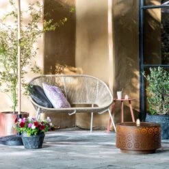 Intratuin Bijzettafel Latte Terracotta D 40 H 50 Cm -Tuinmeubel Serie Winkel 8720196041558 3