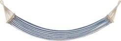 Intratuin Hangmat Marine Blauw / Wit 200 X 80 Cm