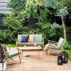 Intratuin 2-zits Loungebank Narvik Acaciahout 9 Intratuin 2-zits Loungebank Narvik Acaciahout -Tuinmeubel Serie Winkel 8720196052578 5