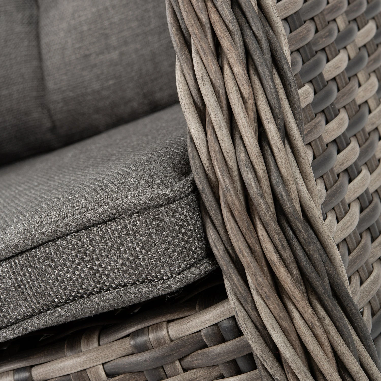 Intratuin Verstelbare Loungestoel Lima Wicker Grijs 4 Intratuin Verstelbare Loungestoel Lima Wicker Grijs - Afbeelding 4
