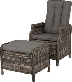 Intratuin Verstelbare Loungestoel Lima Wicker Grijs 15 Intratuin Verstelbare Loungestoel Lima Wicker Grijs -Tuinmeubel Serie Winkel 8720196116898 7
