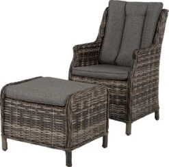 Intratuin Voetenbank Lima Grijs 60 X 51 X 47 Cm -Tuinmeubel Serie Winkel 8720196116904 5