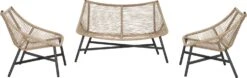 Intratuin 4-zits Loungeset Saar Wicker Naturel 9 Intratuin 4-zits Loungeset Saar Wicker Naturel -Tuinmeubel Serie Winkel 8720196117079 5