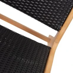 Intratuin Loungestoel Lulu Wicker Zwart 5 Intratuin Loungestoel Lulu Wicker Zwart -Tuinmeubel Serie Winkel 8720196119691 3