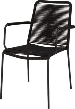 Intratuin Eettafelstoel Lisa Zwart