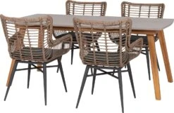 Intratuin Eettafelstoel Hanna Naturel -Tuinmeubel Serie Winkel 8720196181223 5