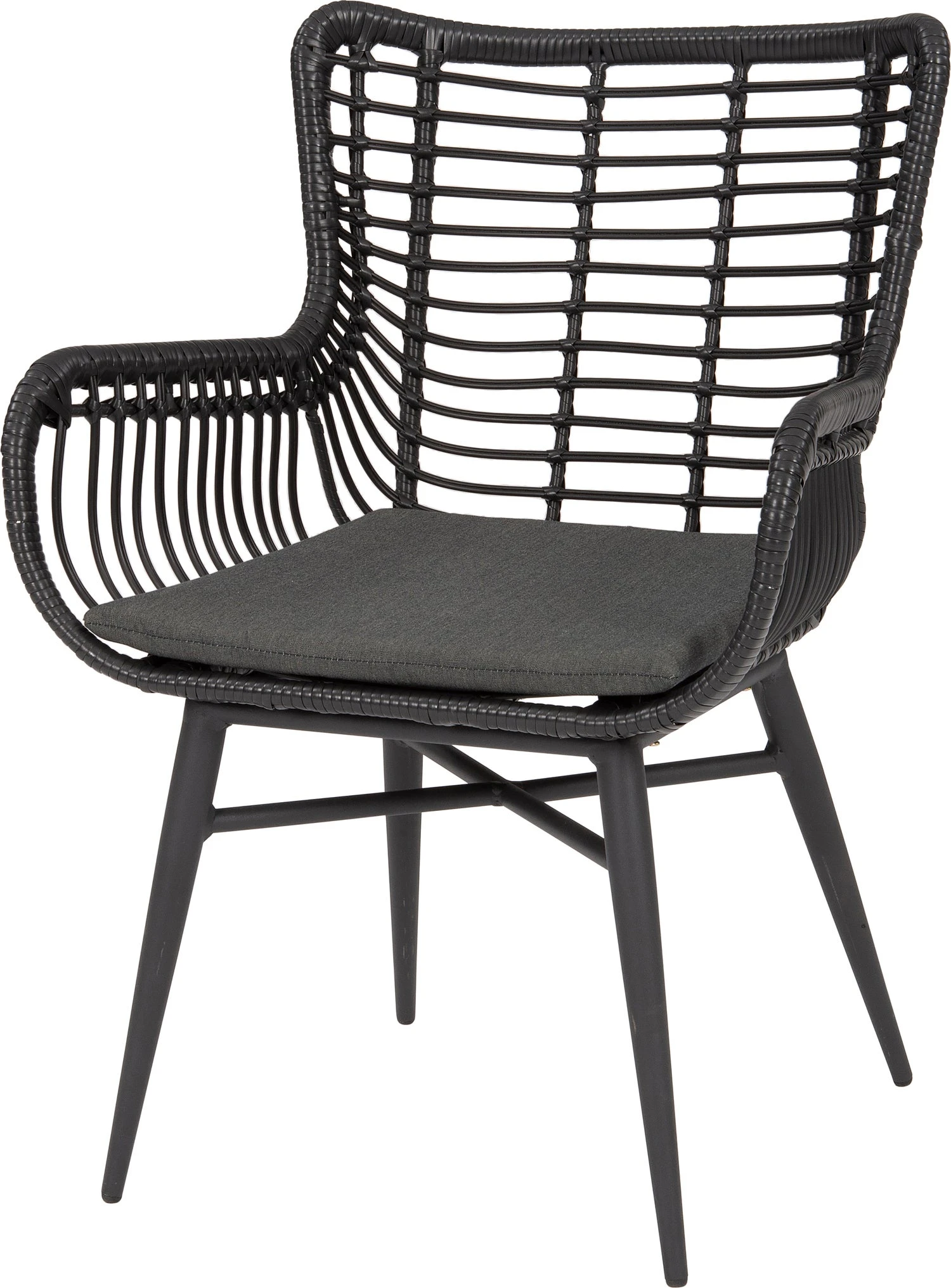 Intratuin 4-zits Diningset Deen Met Ellen Zwart 2 Intratuin 4-zits Diningset Deen Met Ellen Zwart - Afbeelding 2