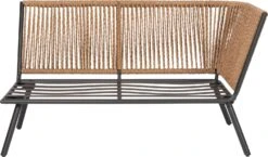 Intratuin 2-zits Loungebank Iris Wicker Naturel Links -Tuinmeubel Serie Winkel 8720196181599 3