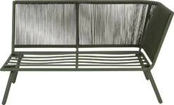Intratuin 2-zits Loungebank Iris Wicker Groen Links -Tuinmeubel Serie Winkel 8720196181612 3