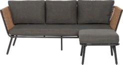 Intratuin 3-zits Loungebank Iris Met Chaise Longue Wicker Naturel -Tuinmeubel Serie Winkel 8720196182800 4