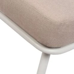 Intratuin 3-zits Loungebank Iris Met Chaise Longue Wicker Naturel / Wit -Tuinmeubel Serie Winkel 8720196183319 3