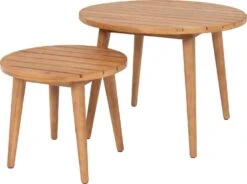 Intratuin Loungetafel Komodo Acaciahout Naturel 60 X 60 X 35 Cm -Tuinmeubel Serie Winkel 8720196183425 3