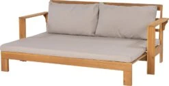 Intratuin Daybed / Loungebank Lazy Teakwash Grijs 73 / 133 X 180 X 75 Cm -Tuinmeubel Serie Winkel 8720196328895 5
