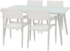 Intratuin Eettafel Cas Wit 152 X 90 X 74,5 Cm -Tuinmeubel Serie Winkel 8720196329557 4