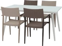 Intratuin Eettafel Cas Wit 152 X 90 X 74,5 Cm -Tuinmeubel Serie Winkel 8720196329557 7