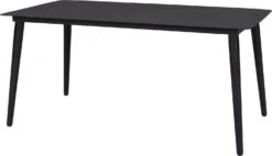 Intratuin Eettafel Lies Zwart 160 X 90 X 73 Cm