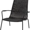 Intratuin Loungestoel Brit Staal Zwart