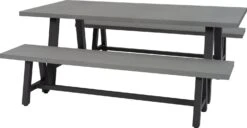 Intratuin Eettafel Finn Grijs 200 X 100 X 73 Cm -Tuinmeubel Serie Winkel 8720196332762 5