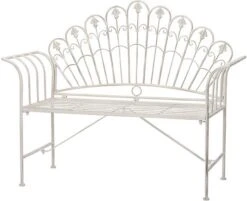 Intratuin Tuinbank Wit 124 X 46 X 98 Cm