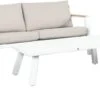 Intratuin 4-zits Loungeset Clara Aluminium Wit