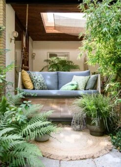 Intratuin Schommelbank Alex Naturel 209 X 152 X 212 Cm -Tuinmeubel Serie Winkel 8720196350131 24