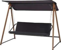 Intratuin Schommelbank Bjorn Grijs 224 X 135 X 173 Cm