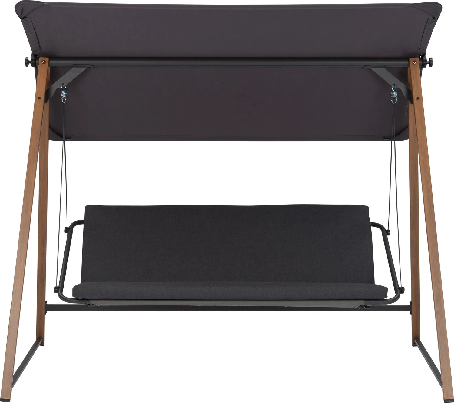 Intratuin Schommelbank Bjorn Grijs 224 X 135 X 173 Cm 2 Intratuin Schommelbank Bjorn Grijs 224 X 135 X 173 Cm - Afbeelding 2