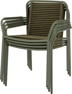 Intratuin Eettafelstoel Jasmijn Aluminium Groen -Tuinmeubel Serie Winkel 8720196356393 3