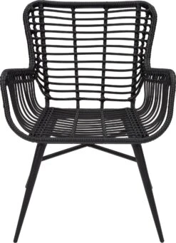 Intratuin Eettafelstoel Bibi Zwart -Tuinmeubel Serie Winkel 8720196356577 3