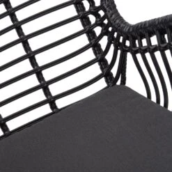 Intratuin Eettafelstoel Bibi Zwart -Tuinmeubel Serie Winkel 8720196356577 4