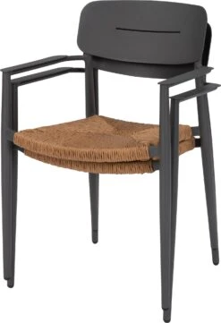 Intratuin Eettafelstoel Lize Antraciet -Tuinmeubel Serie Winkel 8720196356751 4