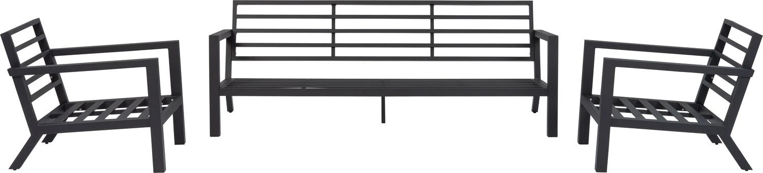 Intratuin 5-zits Loungeset Cindy Aluminium Antraciet 3 Intratuin 5-zits Loungeset Cindy Aluminium Antraciet - Afbeelding 3