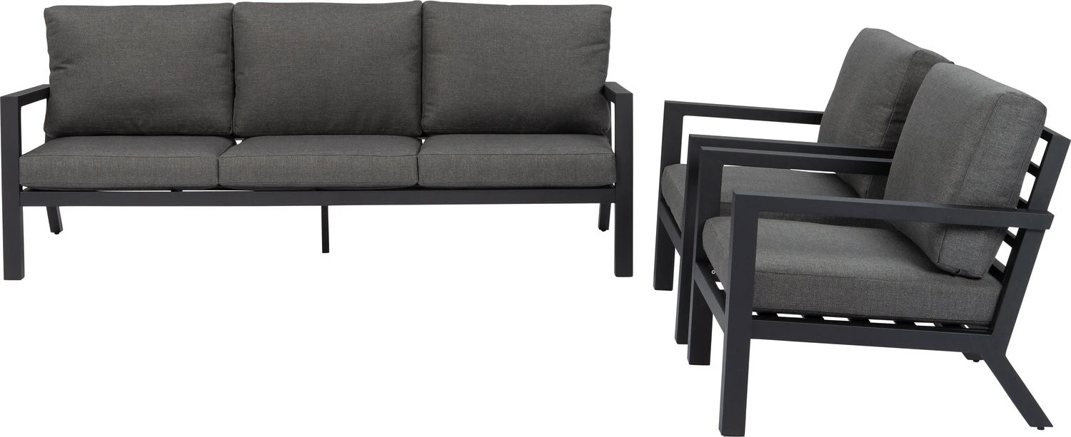 Intratuin 5-zits Loungeset Cindy Aluminium Antraciet 4 Intratuin 5-zits Loungeset Cindy Aluminium Antraciet - Afbeelding 4