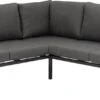 Intratuin 4-zits Loungebank Cindy Aluminium Antraciet