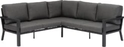 Intratuin 4-zits Loungebank Cindy Aluminium Antraciet