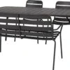 Intratuin 4-zits Diningset Olle Staal Antraciet