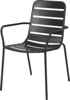 Intratuin 4-zits Diningset Olle Staal Antraciet -Tuinmeubel Serie Winkel 8720196361038 4