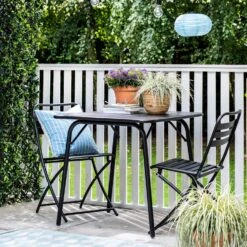 Intratuin Bistroset Jax Staal Antraciet -Tuinmeubel Serie Winkel 8720196361076 4