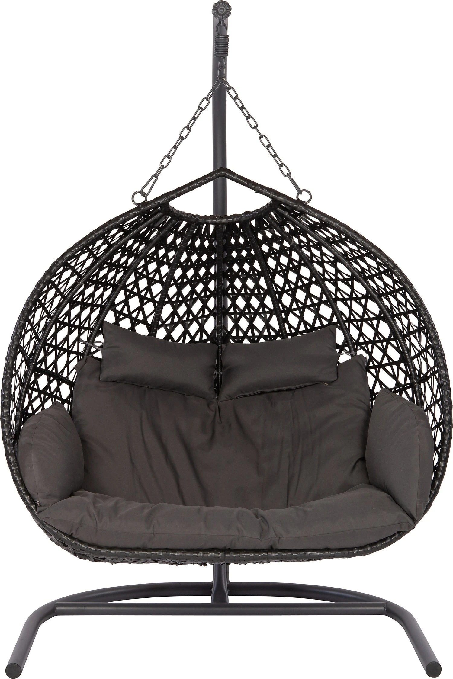 Intratuin 2-zits Hangstoel In Standaard Adam Zwart 3 Intratuin 2-zits Hangstoel In Standaard Adam Zwart - Afbeelding 3