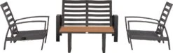 Tierra Outdoor Verstelbare 4-zits Loungeset Valencia Aluminium Antraciet -Tuinmeubel Serie Winkel 8720196361229 6