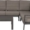 Tierra Outdoor Verstelbare 4-zits Loungeset Queens Aluminium Antraciet