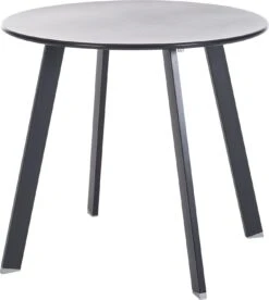 Intratuin Bijzettafel Latte Antraciet D 50 H 45 Cm