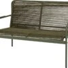 Intratuin 2-zits Loungebank Jasmijn Aluminium Groen