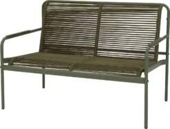 Intratuin 2-zits Loungebank Jasmijn Aluminium Groen