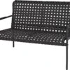 Intratuin 2-zits Loungebank Emma Aluminium Zwart