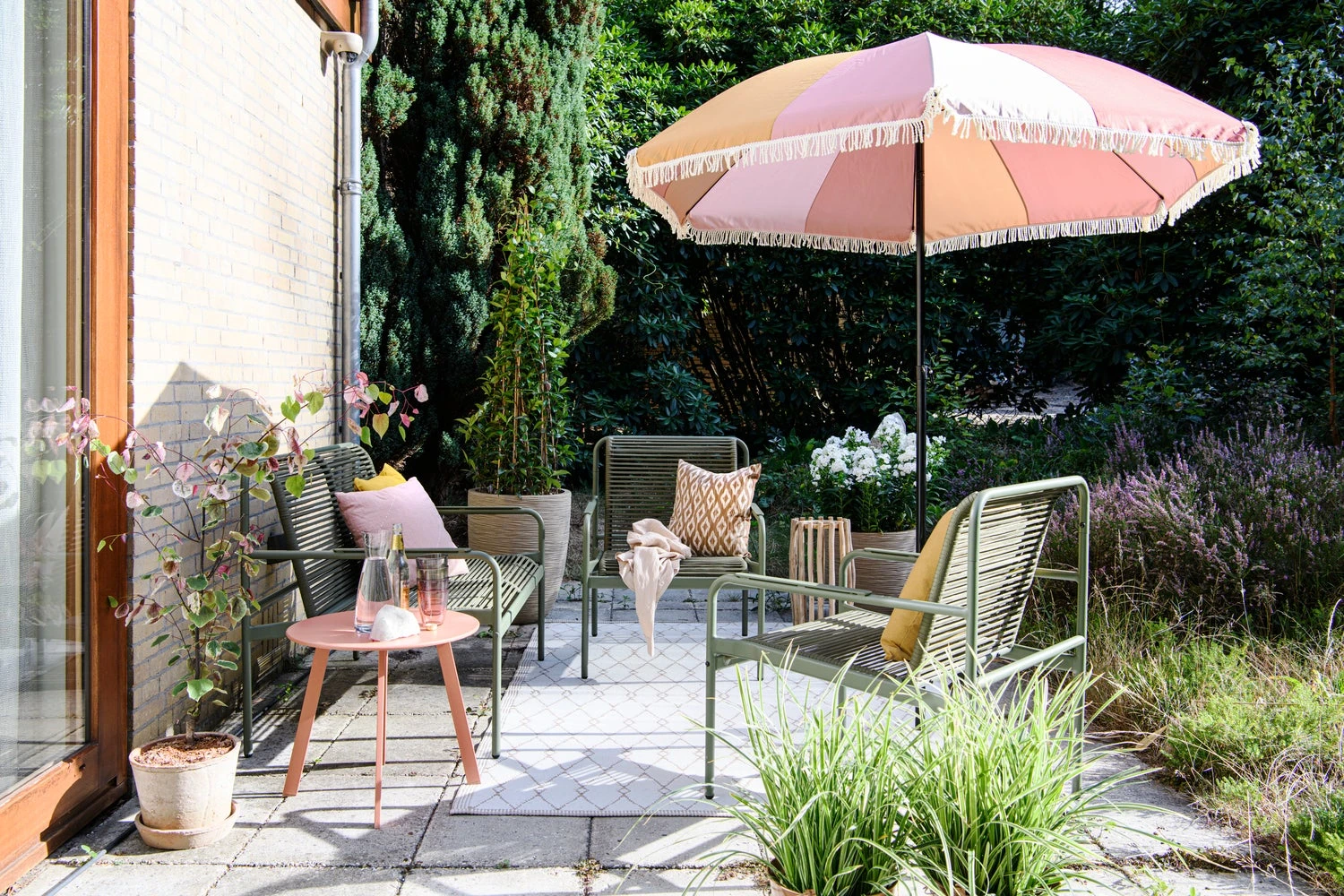 Intratuin Loungestoel Jasmijn Aluminium Groen 4 Intratuin Loungestoel Jasmijn Aluminium Groen - Afbeelding 4