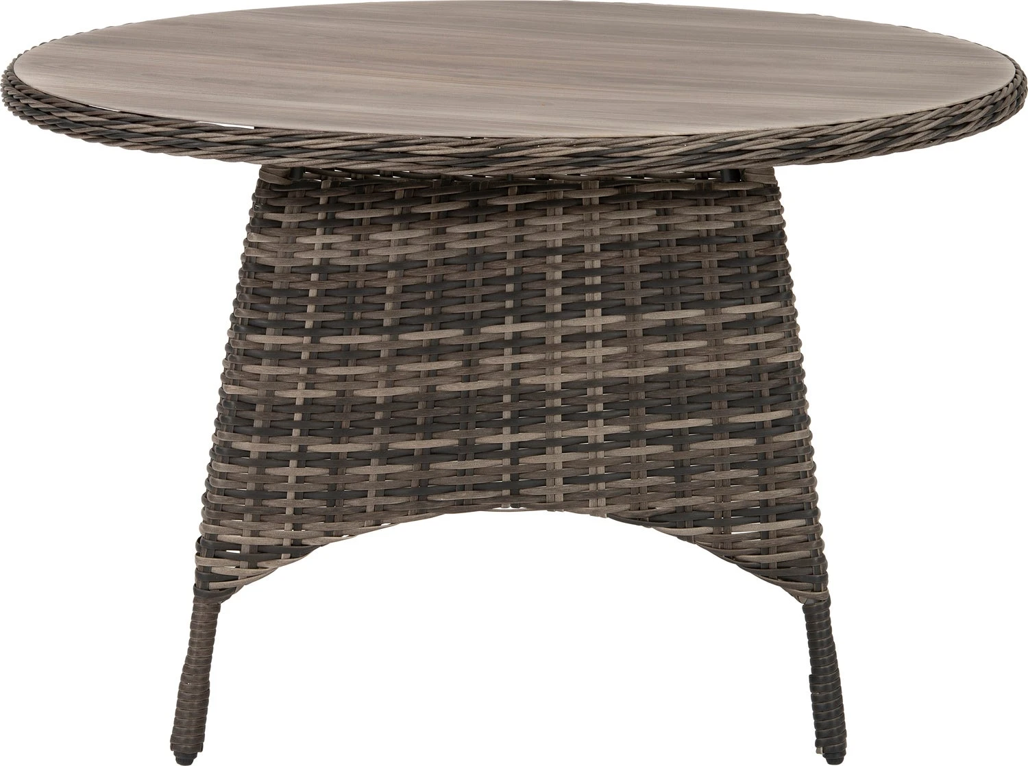 Intratuin 4-zits Diningset Lima Wicker Bruin / Grijs 6 Intratuin 4-zits Diningset Lima Wicker Bruin / Grijs - Afbeelding 6