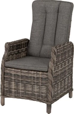 Intratuin Verstelbare 4-zits Diningset Lima Wicker Bruin / Grijs 13 Intratuin Verstelbare 4-zits Diningset Lima Wicker Bruin / Grijs -Tuinmeubel Serie Winkel 8720196416516 4