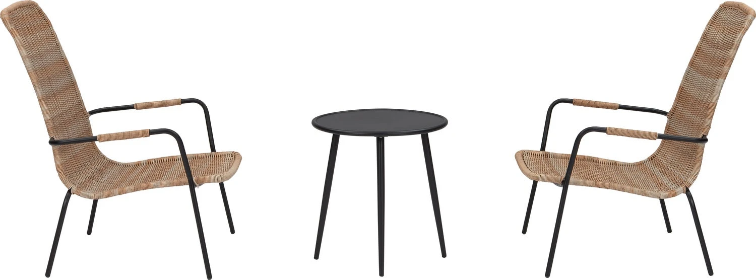 Intratuin 2-zits Bistroset Brit Met Mees Aluminium Naturel 2 Intratuin 2-zits Bistroset Brit Met Mees Aluminium Naturel - Afbeelding 2