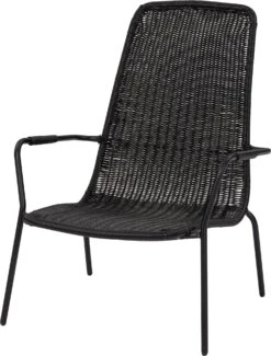 Intratuin 2-zits Bistroset Brit Met Mees Aluminium Zwart -Tuinmeubel Serie Winkel 8720196468195 3